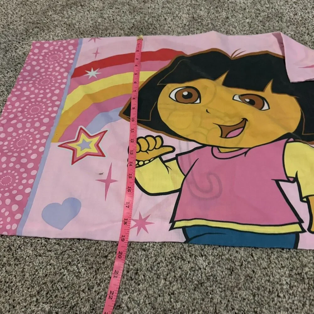 Vintage Dora The Explorer Monkey Boots Pillowcase Standard Graphics Both Side